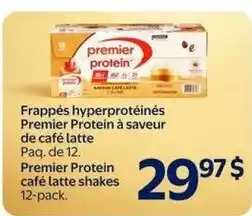 Walmart Premier Protein café latte shakes offer