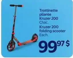 Walmart Trottinette pliante Kruber 200 offer