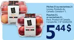 Walmart Peaches or nectarines offer