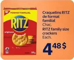 Walmart Ritz family size crackers offer
