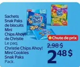 Walmart Christie Chips Ahoy! Mini Cookies Snack Paks offer