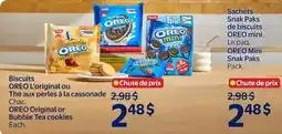 Walmart Oreo original or bubble tea cookies offer