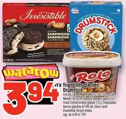 Metro watatow friandises glacées Drumstick offer