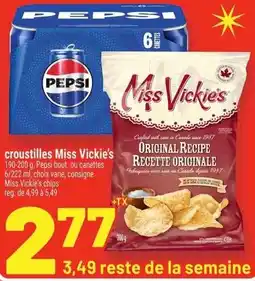 Metro Miss Vickie's original recipe chips offer