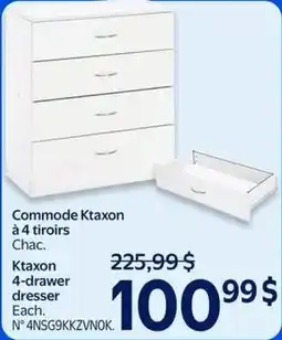 Walmart Ktaxon 4-drawer dresser offer
