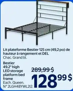 Walmart Bestier platform bed frame offer