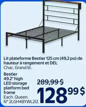 Bestier platform bed frame