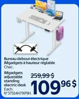 Walmart IMgadgets adjustable standing electric desk offer