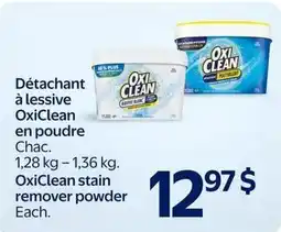 Walmart Oxiclean stain remover powder offer