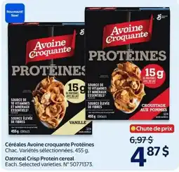 Walmart Avoine Croquante Protein Oatmeal Crisp Protein cereal offer