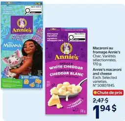 Walmart Annie's macaroni and cheese offer