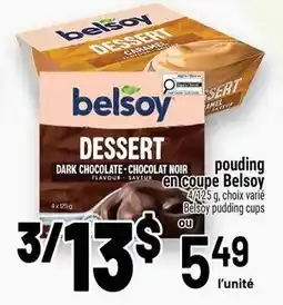 Metro Belsoy dessert dark chocolate offer