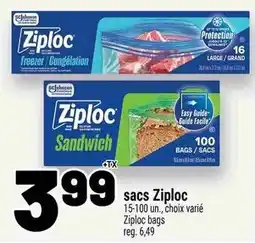 Metro Ziploc sacs Ziploc offer