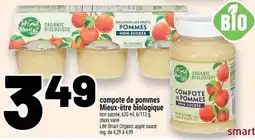 Metro Life Smart Organic apple sauce offer
