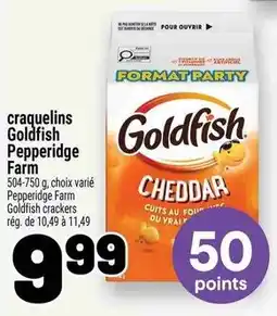 Metro Goldfish cheddar crackers offer