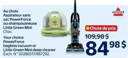 Walmart eissel PowerForce or Little Green Mini deep cleaner offer