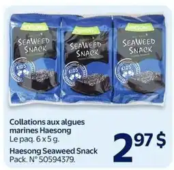 Walmart Haesong seaweed snack offer