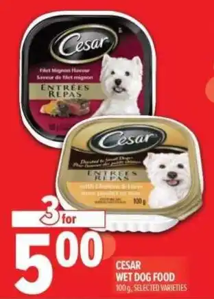 Cesar wet dog food