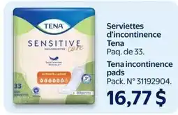 Walmart Tena incontinence pads offer