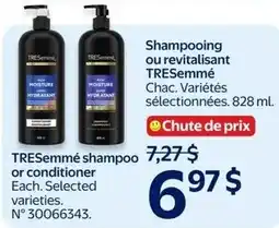 Walmart TRESemmé shampoo or conditioner offer