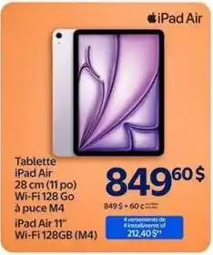 Walmart Apple iPad Air offer