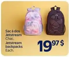 Walmart Jetstream backpacks offer
