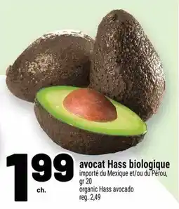 Metro organic Hass avocado offer