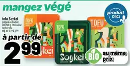 Metro Soykei tofu offer