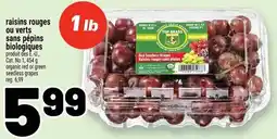 Metro top brass red seedless grapes offer