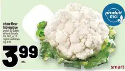 Metro organic cauliflower offer