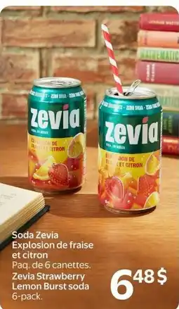 Walmart Zevia Strawberry Lemon Burst soda offer