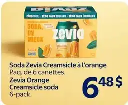 Walmart Zevia orange creamsicle soda offer
