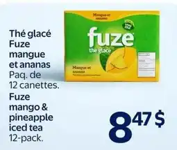 Walmart Fuze mango & pineapple iced tea offer