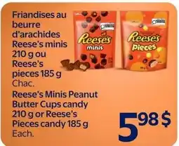 Walmart Reese's minis peanut butter cups candy or reese's pieces candy offer