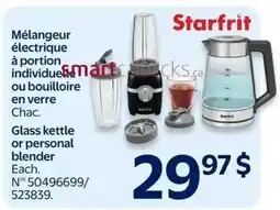 Walmart Starfrit glass kettle or personal blender offer