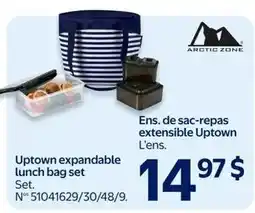 Walmart Arctic Zone Uptown expandable lunch bag set offer