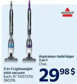 Walmart Bissell 3-in-1 Lightweight stick vacuum offer