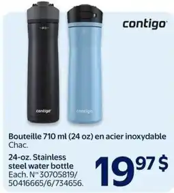Walmart Contigo stainless steel water bottle offer
