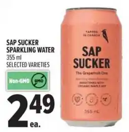 Metro Sap Sucker sparkling water offer