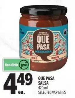 Metro Que pasa salsa offer