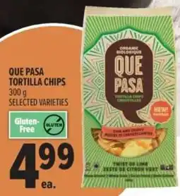 Metro Que Pasa tortilla chips offer