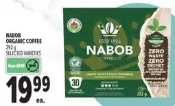 Metro Nabob organic coffee offer