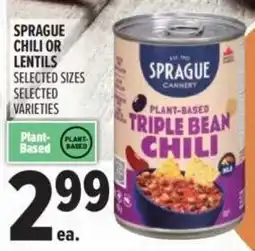 Metro Sprague triple bean chili offer