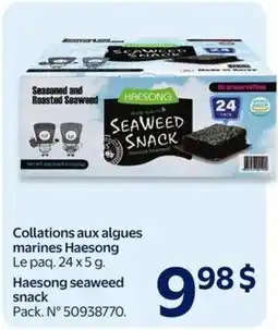 Walmart Haesong seaweed snack offer