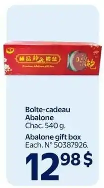 Walmart Abalone gift box offer