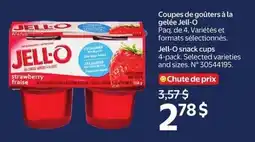 Walmart Jell-o snack cups offer