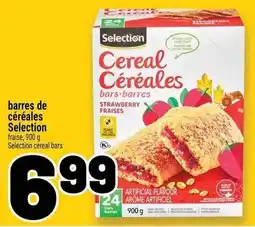 Metro Selection cereal bars offer