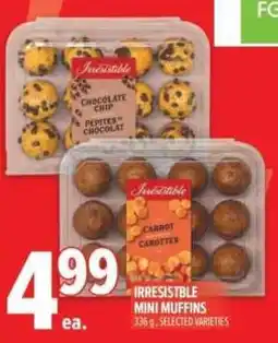 Metro Irresistible mini muffins offer