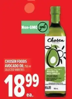 Metro Chosen Foods Avocado Oil offer
