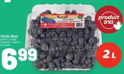 Metro Coronation blue grapes offer